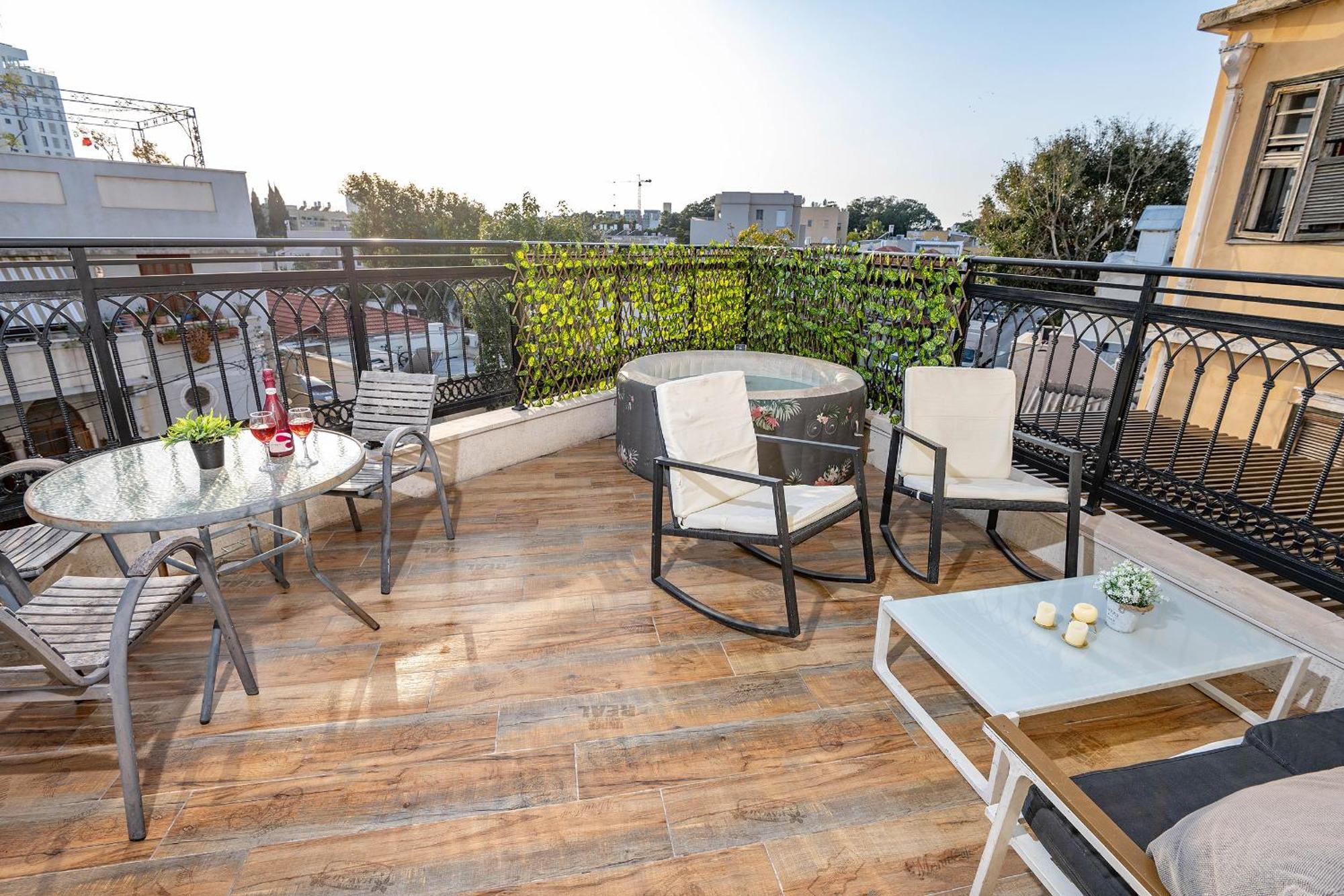 Luxurious Penthouse In Tel Aviv With Pool Daire Oda fotoğraf